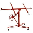 thumbnail image 3 of Drywall Lifter Panel Hoist Jack Lifter, Rolling Caster Lifter, Sheetrock Lift Drywall Lifts, Adjustable Telescopic Arm, 150LB Capacity Sheetrock Hoist Holder, 3 of 7