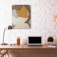 thumbnail image 2 of Stupell Home Décor Relaxing Sitting Person Orange Blue Textured Surface Design Canvas Wall Art by Moira Hershey, 2 of 6