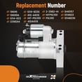 thumbnail image 3 of Motor de arranque maXpeedingrods 19695 12 V 1,4 kW para volante de inercia 153/168 dientes, 3 of 8