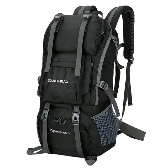 Sac à Dos de Camping et de Randonnée 45 L Grande Capacité Sac d'Alpinisme Imperméable Sac à Dos de Voyage