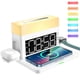thumbnail image 1 of Estación de carga inalámbrica 6 en 1 con luz nocturna LED Reloj despertador digital Carga rápida de 18 W Compatible con iPhone 13 12 11 Pro SE XS XR X 8Plus 8 Samsung Galaxy iWatch, 1 of 7