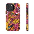 thumbnail image 3 of BeABetterHumanStore Apple iPhone 14 Pro Max Plus Tough Phone Case Doodle Designer, 3 of 7