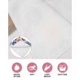 thumbnail image 6 of Retro Bohemia Floral Kitchen Dish Towels for Drying Dishes Set of 4, Blue Purple Flowers Boho Style Beige Waffle Weave Microfiber Hand Tea Bathroom Towels Quick Dry & Absorbent Towel 15.7x23.6, 6 of 7