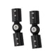 thumbnail image 2 of Conector de esquina para barra de cortina de 2 piezas, resistente, universal, para persianas de ventana salediza 19mm negro mate, 2 of 9
