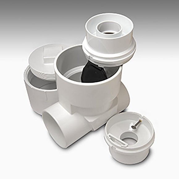 Rectorseal 97034 Extendable Backwater Valve, White