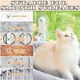 thumbnail image 5 of XIBUFE Cat Window Perch Suction Cup Replacement Accessories Clear Strong Suction Cup with Stainless Steel Screw Nuts, Set of 4, 5 of 7