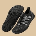 thumbnail image 6 of Mens Quick Dry Water Shoes Non-Slip Athletic Barefoot Sneakers Quick-Lace Toe Protection Breathable Mesh for Beach Hiking Black,Size 9, 6 of 6
