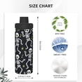 thumbnail image 2 of 18oz Three-Finger Cover Space Pot 2.9×9in Durable And Practical No Smell No Smell For Outdoor Sports Commuting Camping Dancing Skeleton Halloween Pattern, 2 of 8