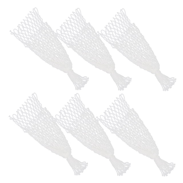 6 Pieces White Billiards Net Pocket, Billiards Mesh Pocket Cotton Mesh Bag