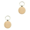 thumbnail image 3 of relayinert 1/2/3/5 Wood Key Chain Craft Blank Keyring Gift Personalized Pendant Hanging Outdoor Holder Handicraft Organizer Accessory Type 14 2PCS, 3 of 6