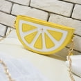 thumbnail image 3 of Qumonin Fruit Leather Crossbody Bag Watermelon Lemon Purse Satchel Gift for Women, 3 of 5