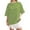 Green, variant on Casual Striped Round Neck Short Sleeve T Shirt for Spring Breathable, Minimalist Design, Suitable for Home & Outings, Multiple Sizes