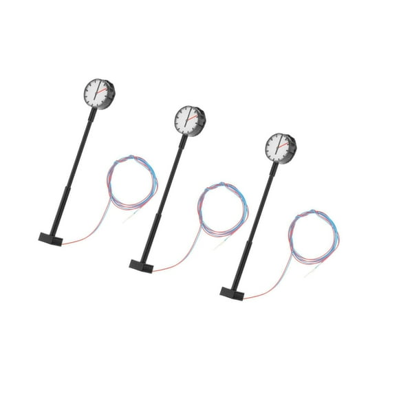 Maytalsory 1/2/3/5 Elegant Train Model Railway Clock Lamps 1/87 Scale Building Layout Ho Scale Lighting Style A 1 Pc