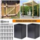 thumbnail image 2 of 1 Set Column Protect Cover Adjustable Waterproof Rust-proof Stainless Steel Post Protector For Mailboxes Fences Fits 3.3-6" Posts Kaesi, 2 of 5