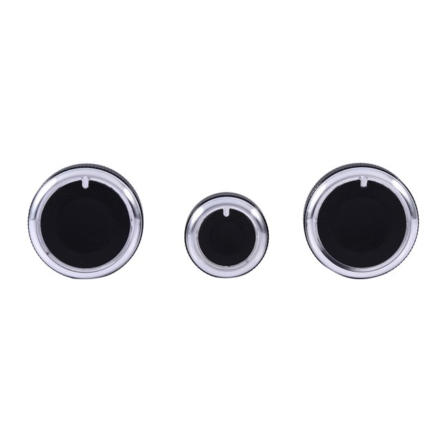 Control Knob, Easy To Install Switch Knob, Not Fade Out Stylish Black Durable Auto For 4 B5 Bora2001-2008