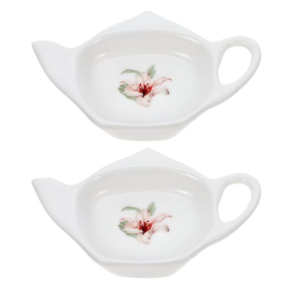 ACDANC Ceramic Tea Bag Organizer Small Assorted Color for Tea Accessories