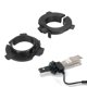 thumbnail image 4 of 2 Uds H7 LED Portalámparas Faros Adaptadores Enchufe para Veloster, 4 of 9