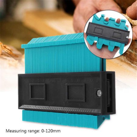 KKmoon Useful Tool Contour Gauge Duplicator Multifunctional 5" Contour Profile Gauge Tiling Laminate Edge Shaping Measure Ruler Craft Woodworking Tools