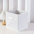 thumbnail image 2 of AUQ Fabric Storage Bins,13"*15"*13" Cube Storage Organizer Bins,Storage Cubes,Purple3, 2 of 4
