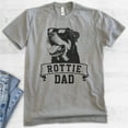 thumbnail image 2 of Rottie Dad T-shirt, Unisex Men's Shirt, Rottweiler Owner, Best Dog Dad Gift, Dark Heather Gray, Small, 2 of 6