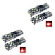 thumbnail image 1 of Riwesomey 2 uds luz de estacionamiento de coche 6000-6500k T10 bombilla de lectura de coche 5W LED lámpara de matrícula, rojo Type2 NO2 Riwesomey CBP175765, 1 of 1
