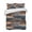Peru SteelBlue, variant on Quilts Twin Size, Vintage Wooden Soft Comforter Bedding Set for Bed, Farmhouse Retro Shabby Wood Lightweight Quilted Bedspread with Pillow Cover(2 Pieces) for All Season, 68x86 Inch