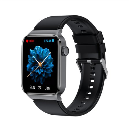 Smart Watch Fitness Tracker Make/Answer Calls Bluetooth Calling Full Touch Screen 1.85 Inch HD Screen Pedometer Smartwatch