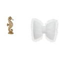thumbnail image 1 of Estatua de resina,Estatua de resina para decoración del hogar,manualidades,oro,Cojín con lazo bonito,Almohada con forma de lazo,bonito cojín decorativo con lazo,Funda de almohada con lazo, 1 of 8