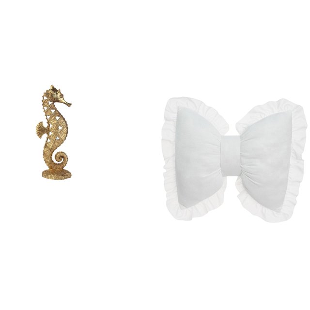 Estatua de resina,Estatua de resina para decoración del hogar,manualidades,oro,Cojín con lazo bonito,Almohada con forma de lazo,bonito cojín decorativo con lazo,Funda de almohada con lazo