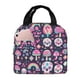 thumbnail image 1 of Easygdp cute Skull rainbow mushroom Bolsa Térmica Premium - Tela Oxford Impermeable, Gran Capacidad, Bolsillo Frontal, Unisex para Trabajo, Escuela, Actividades al Aire Libre y Picnics, 1 of 8