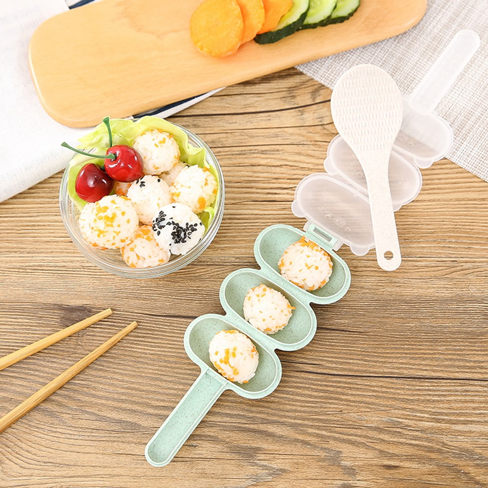 Mgaxyff Rice Ball Maker Sushi Balls Molds Mould Spoon Kitchen Cooking