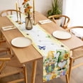 thumbnail image 3 of Yellow Sunflowers Table Runner - 120 Inch Long, Kitchen Dining Table Runner Dresser Scarves, Spring Gnomes Hydrangea Daisy Plants Farmhouse Decor for Coffee Tables Wedding Party Banquet, 3 of 8