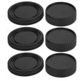 thumbnail image 2 of Lens Cover Kit, Camera Body Front  Black Plastic High Reliability Dustproof  For Minolta MD Mount Camera, 2 of 8