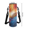 thumbnail image 7 of Garronmavis Flaming Baseball School Backpack and Lunch Bag with Pencil Case for Girls 10-12 Water Bottle Holder Middle School Bag Boys 17 Inch Bookbags with Lunchbox Kids Backpacks Sets, 7 of 7