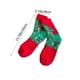 thumbnail image 3 of Calcetines navideños de polar para mujer | Calcetines térmicos ultrasuaves de invierno | Calcetines antideslizantes de media pantorrilla | Estampados festivos | Pack de 2 para estar en casa, 3 of 5