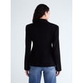 thumbnail image 4 of Scoop Women's and Women's Plus Notched Hourglass Blazer, Sizes XS-XXL, 4 of 6
