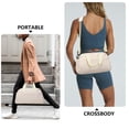 thumbnail image 4 of Bolsa de gimnasio Ineeatu pequeña de 14 pulgadas para mujeres y hombres (beige), 4 of 7