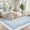 Blue, variant on GlowSol Washable Pink Area Rug 5x7 - Non Slip Boho Carpet, Machine Washable Living Room Bedroom Dining Mat