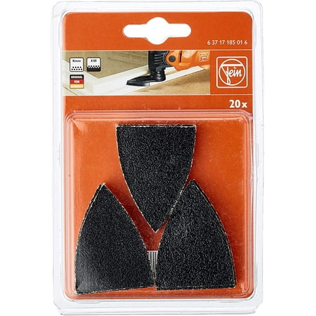 

Fein 63717185016 60 Grit Sanding Finger Sandpaper (20 Pack)
