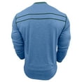 thumbnail image 5 of Handshe Men's Casual Fashion Solid Color Round Neck Button Pocket Long - Sleeved Shirt/T - shirt, 5 of 6