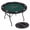 Green + Black, variant on ELLEGNT Poker Table with 8 Cup Holders & Padded Edges - 48" Foldable, Metal Legs for Blackjack, Green + Black