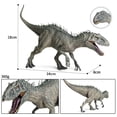 thumbnail image 2 of Tyrannosaurus Rex Movable Mouth Dinosaur Figurine Juguetes Regalo Un Indominus Rex Zulema Figurilla de dinosaurio, 2 of 8