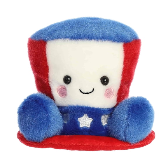 Aurora® Adorable Palm Pals™ Freedom Hat™ Stuffed Animal - Fun Collectible Plush for Kids and Adult Collectors - Perfect for Decorating Rooms and Birthday Gifts - Multicolor 5 Inches