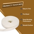 thumbnail image 4 of 1-1/8 Inch x 25ft Wood Veneer Edge Banding, Pre-Glued Flexible White Edging Strips, Iron on with Hot Melt Adhesive Wood Tape for Cabinet Repair and Furniture Restoration, 4 of 7