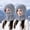 Gray, variant on Women's Fleece Hooded Winter Cycling Mask Hat - Thick Pullover Cap with Windproof Neck Face Cover, Warm for Skiing Cold Weather Outdoor Sports