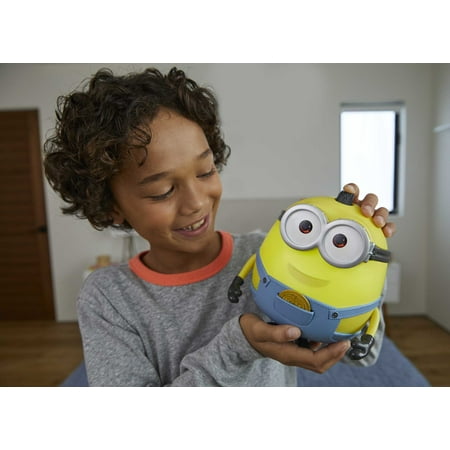 Minions Babble Otto Action Figure with Golden Stone Accessory, 35+ Sounds & Reacts to Motions