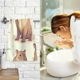 thumbnail image 7 of Cotton Bath Towels Soft Face Towel Absorbent Quick Dry Capybara Animal and Plant 16"x28", 7 of 7