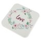thumbnail image 5 of Diatom Cup Posavasos Absorción De Agua Aislamiento Mug Mattenauflage Coffee Pad Anti Escaldado Diatom Mud Tea Coaster 10x10cm Amor cuadrado BLESIY Práctico de costa de la bebida de Diatomite, 5 of 8