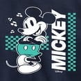 thumbnail image 3 of Disney - Mickey & Friends - Checkered Retro Design - Toddler And Youth Crewneck Fleece Sweatshirt, 3 of 5
