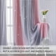 thumbnail image 2 of Cortina XiDi Dream Star Kids Blackout Rosa Gris 132 x 213 cm, 2 of 8